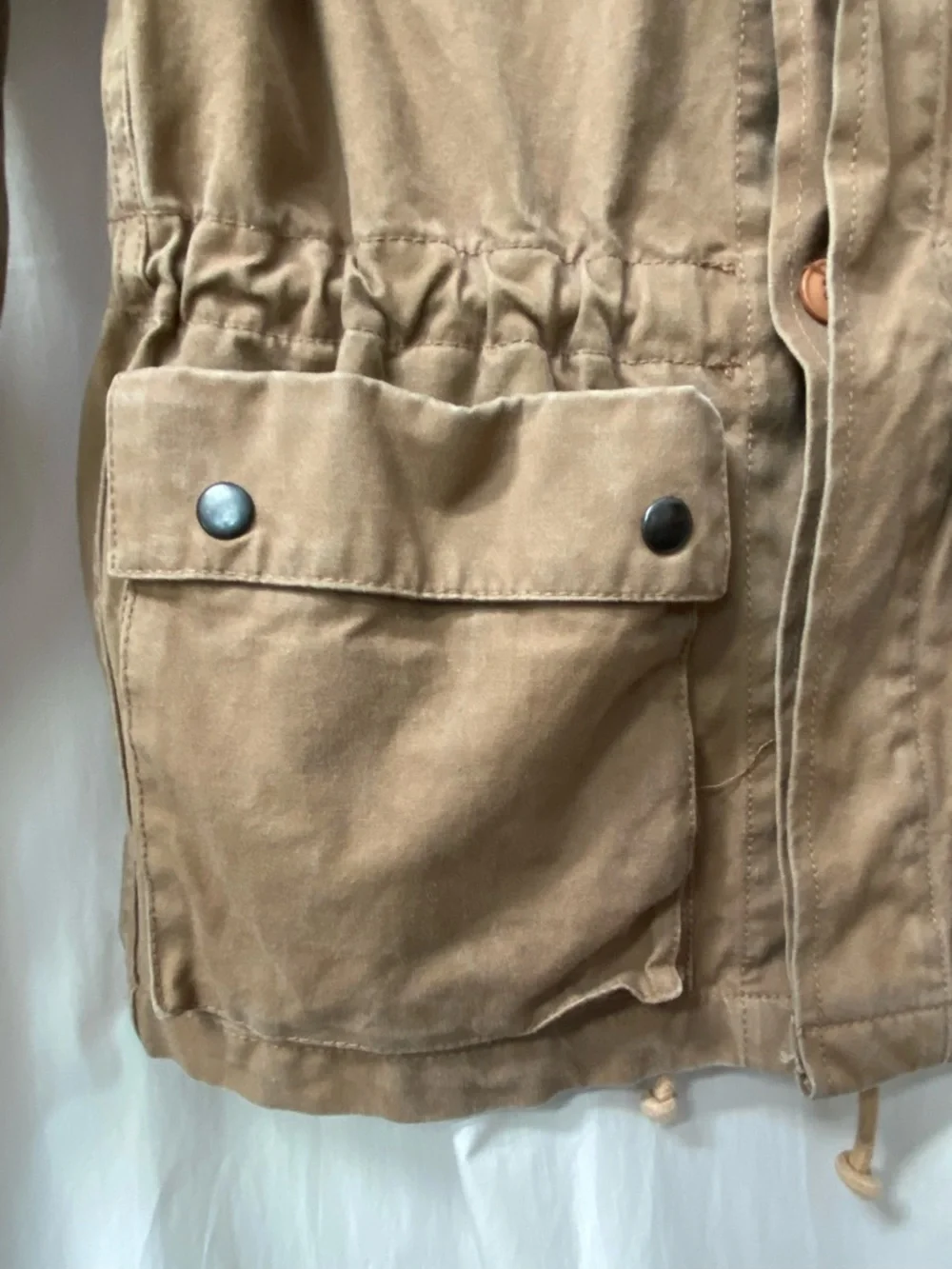 Vintage Banana Republic Safari Bush Jacket XS Italian Canvas Military Field Coat - Picture 6 of 16